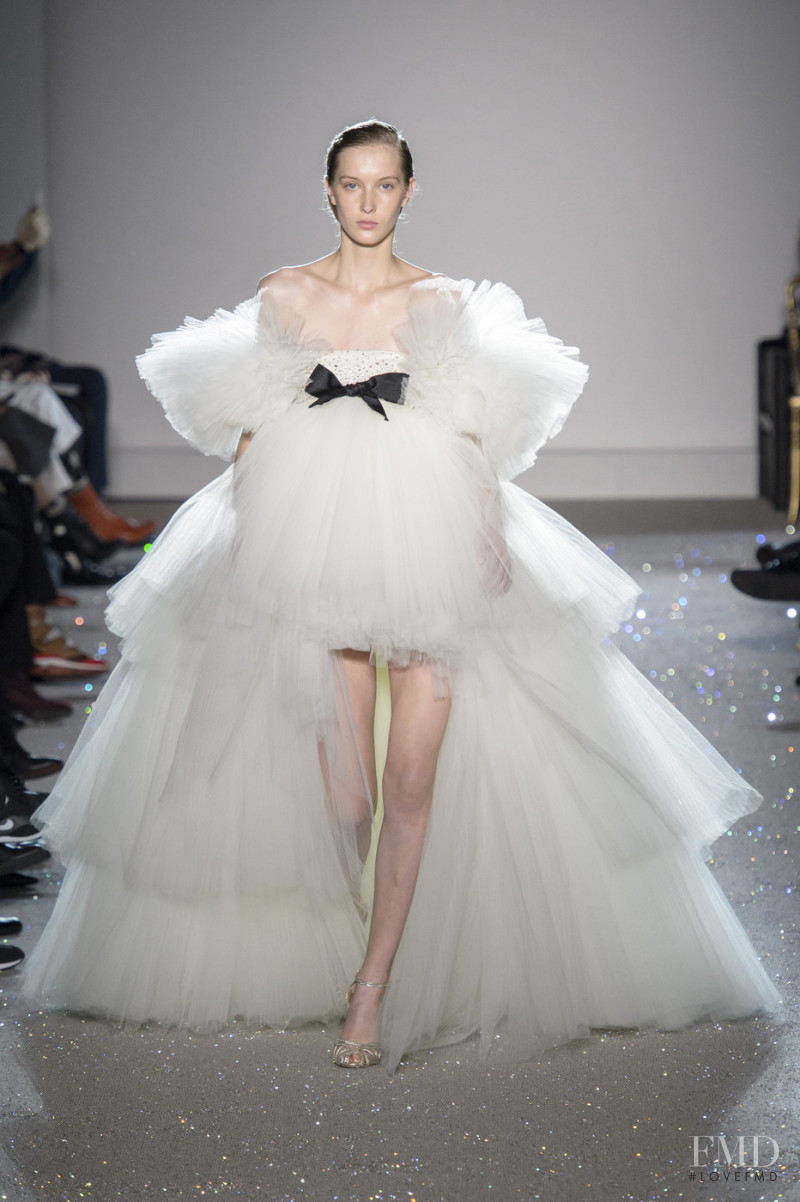 Kateryna Zub featured in  the Giambattista Valli Haute Couture fashion show for Spring/Summer 2019