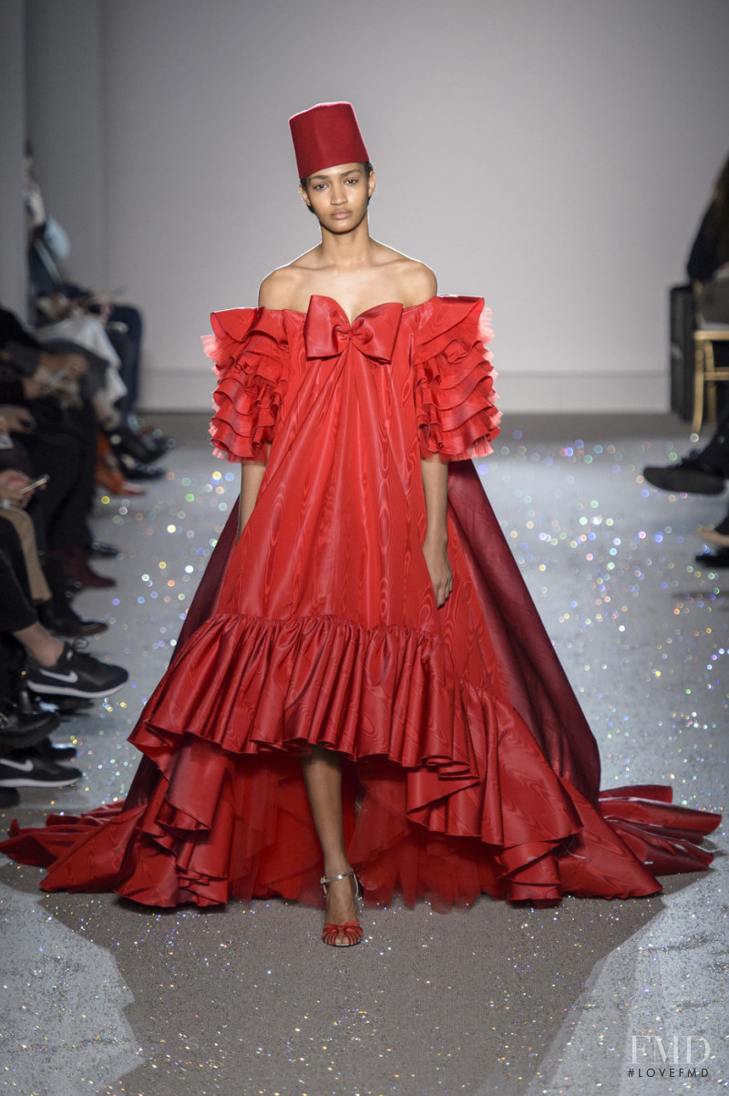 Anyelina Rosa featured in  the Giambattista Valli Haute Couture fashion show for Spring/Summer 2019
