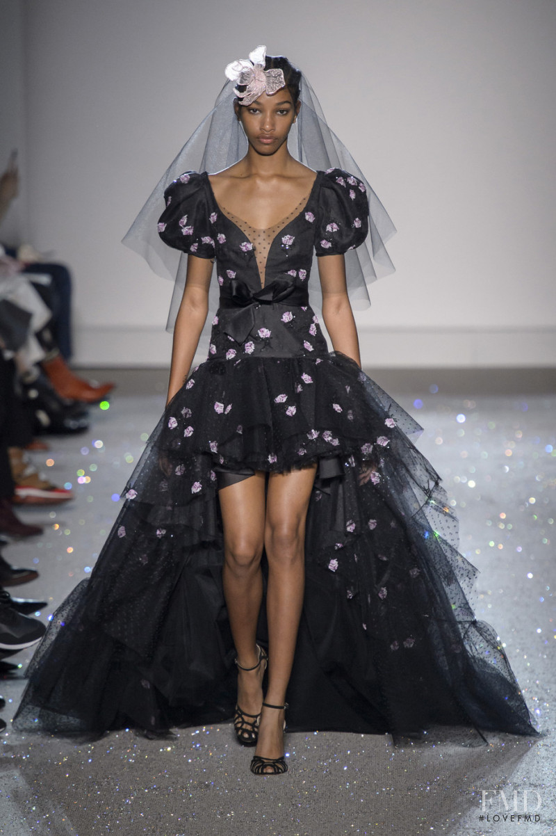 Naomi Chin Wing featured in  the Giambattista Valli Haute Couture fashion show for Spring/Summer 2019