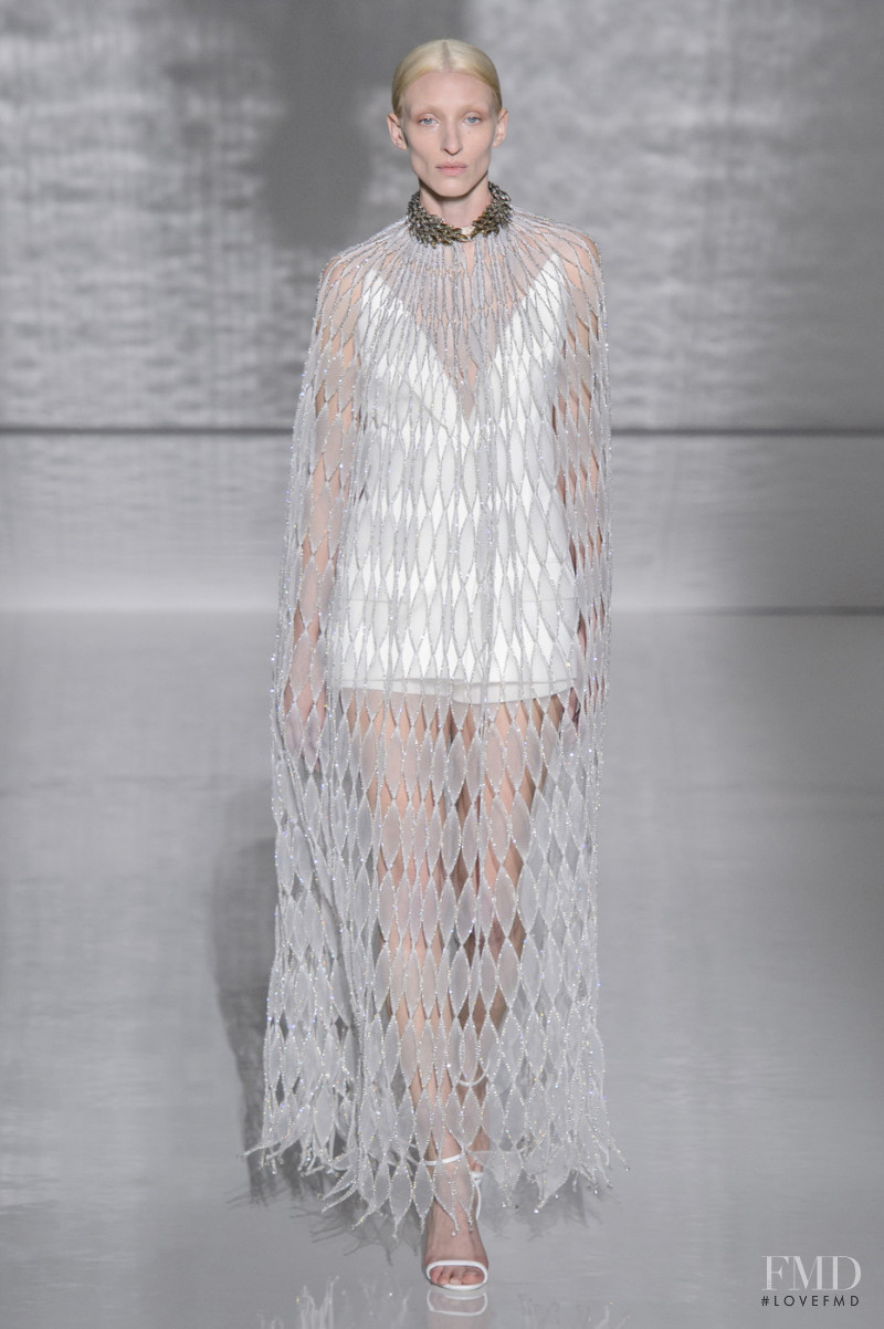 Maggie Maurer featured in  the Givenchy Haute Couture fashion show for Spring/Summer 2019
