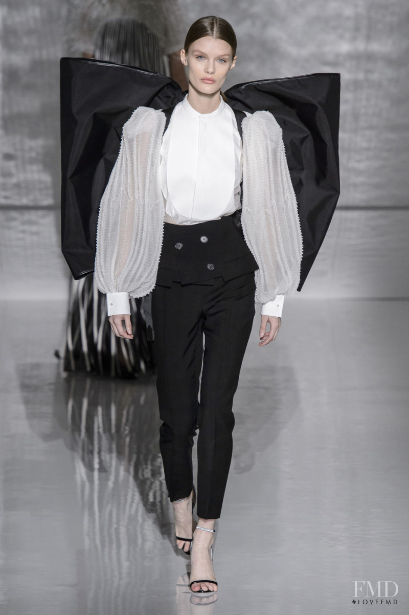 Kris Grikaite featured in  the Givenchy Haute Couture fashion show for Spring/Summer 2019