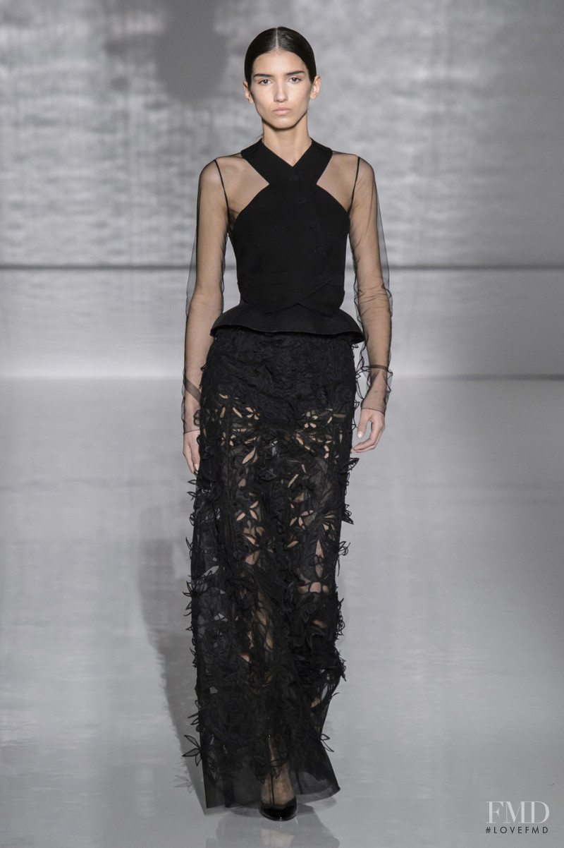 Iva Vrban featured in  the Givenchy Haute Couture fashion show for Spring/Summer 2019