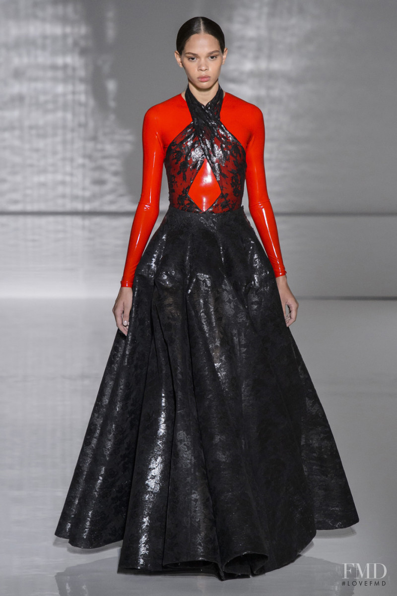 Hiandra Martinez featured in  the Givenchy Haute Couture fashion show for Spring/Summer 2019