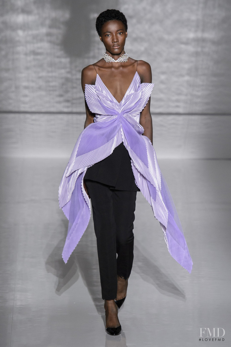Sompa Antonio featured in  the Givenchy Haute Couture fashion show for Spring/Summer 2019