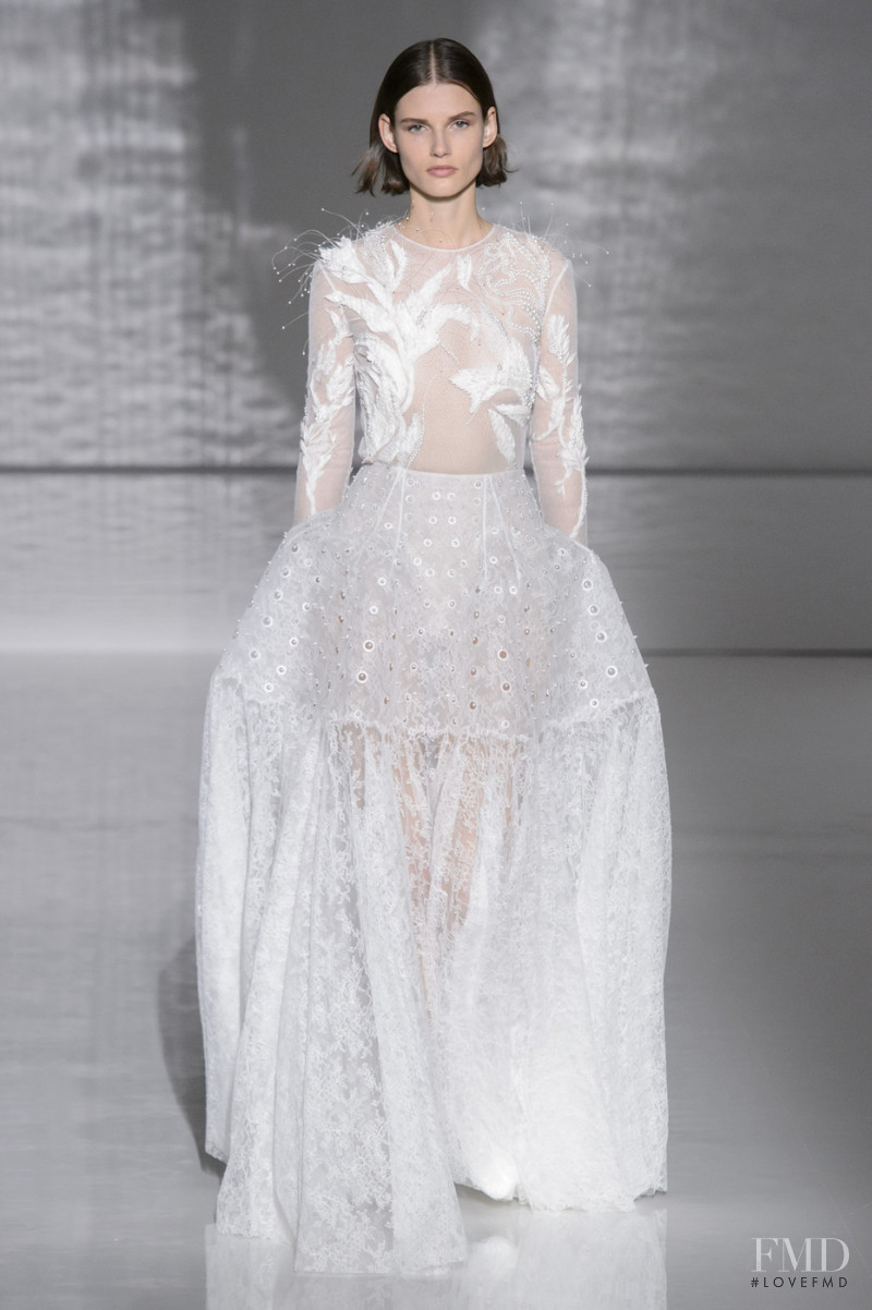 Giedre Dukauskaite featured in  the Givenchy Haute Couture fashion show for Spring/Summer 2019