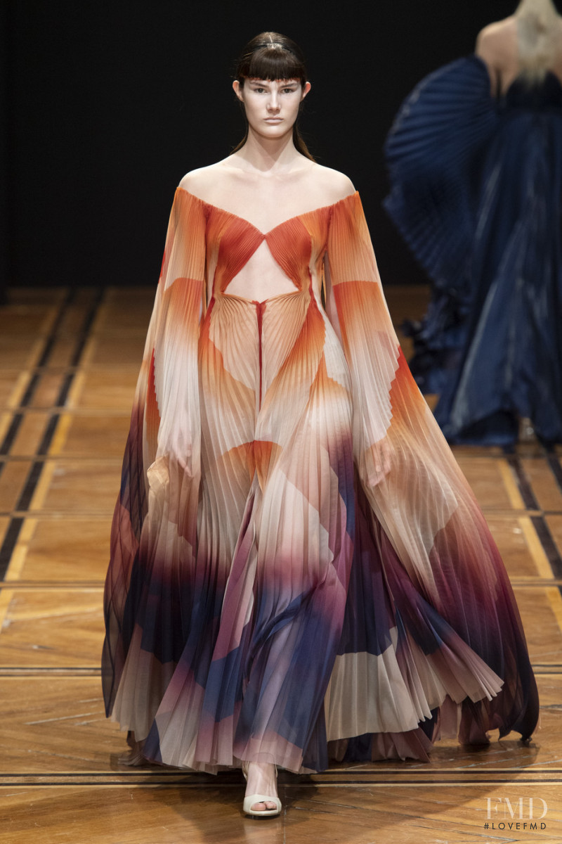 Lucia Lopez featured in  the Iris Van Herpen fashion show for Spring/Summer 2019