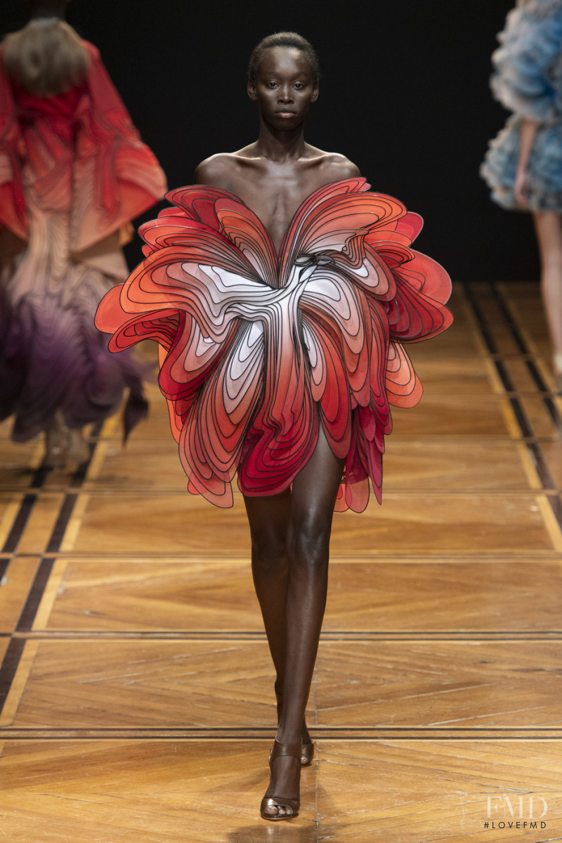 Sabah Koj featured in  the Iris Van Herpen fashion show for Spring/Summer 2019