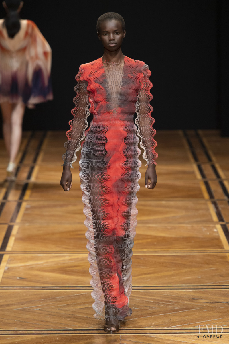 Akiima Ajak featured in  the Iris Van Herpen fashion show for Spring/Summer 2019