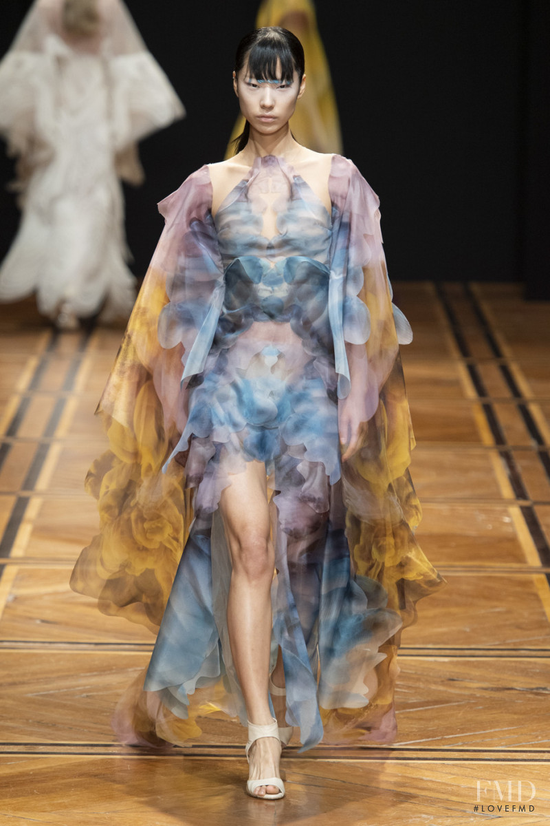 Heejung Park featured in  the Iris Van Herpen fashion show for Spring/Summer 2019