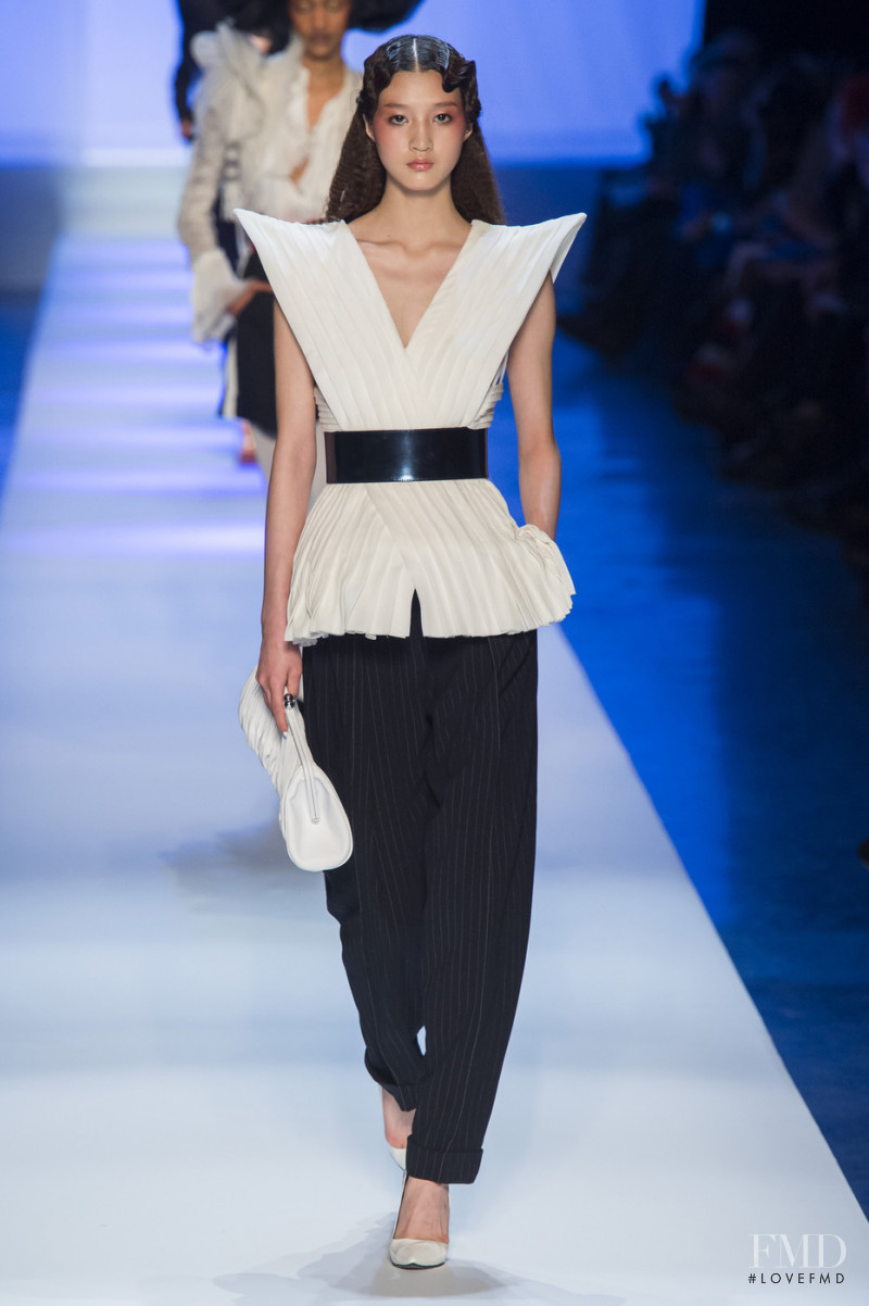 NarYoung Ha featured in  the Jean Paul Gaultier Haute Couture fashion show for Spring/Summer 2019