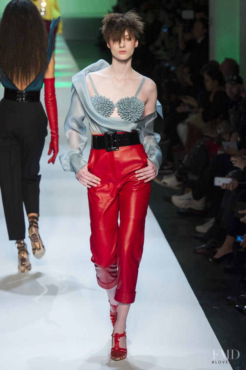 Bo Gebruers featured in  the Jean Paul Gaultier Haute Couture fashion show for Spring/Summer 2019