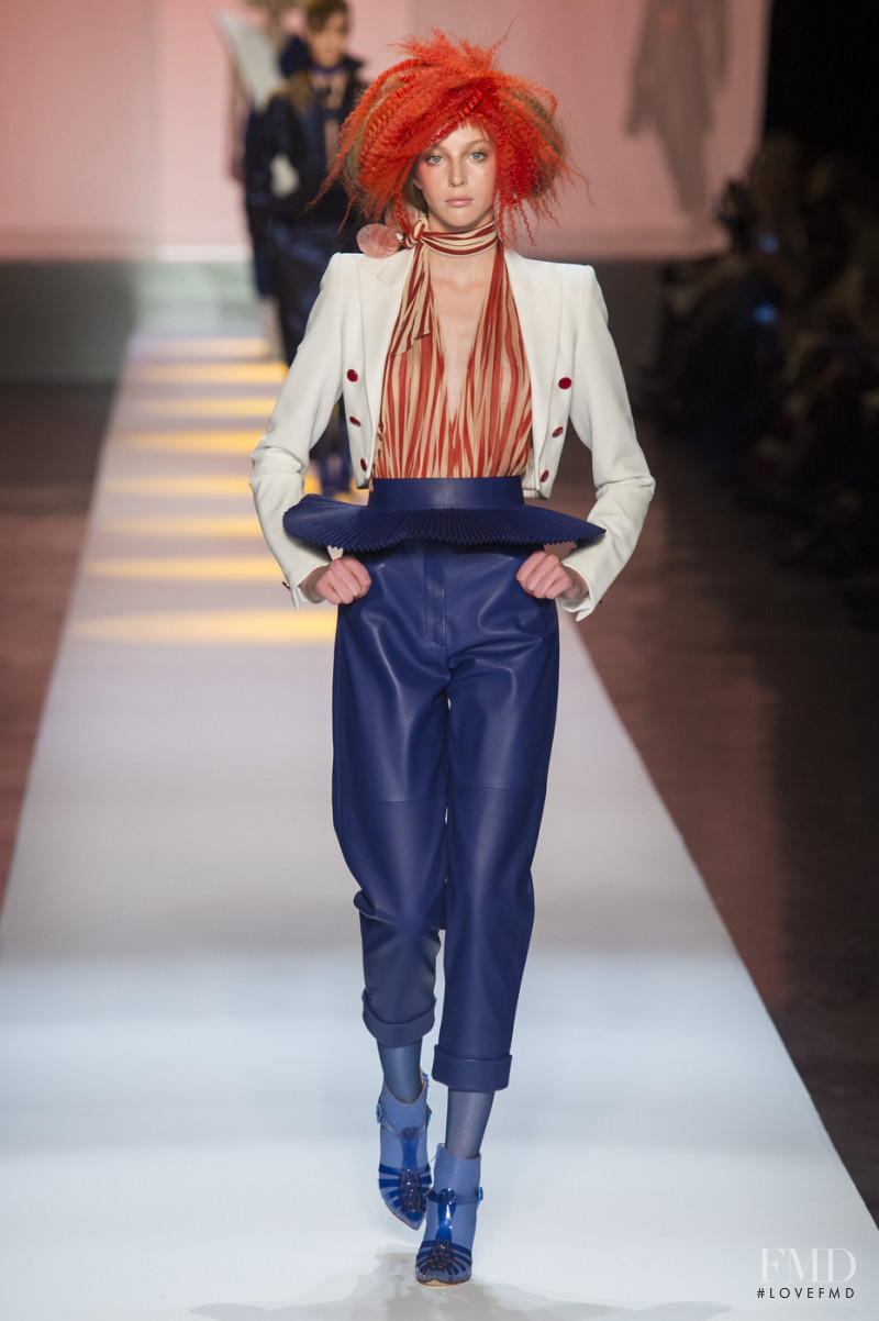 Polina Shapran featured in  the Jean Paul Gaultier Haute Couture fashion show for Spring/Summer 2019