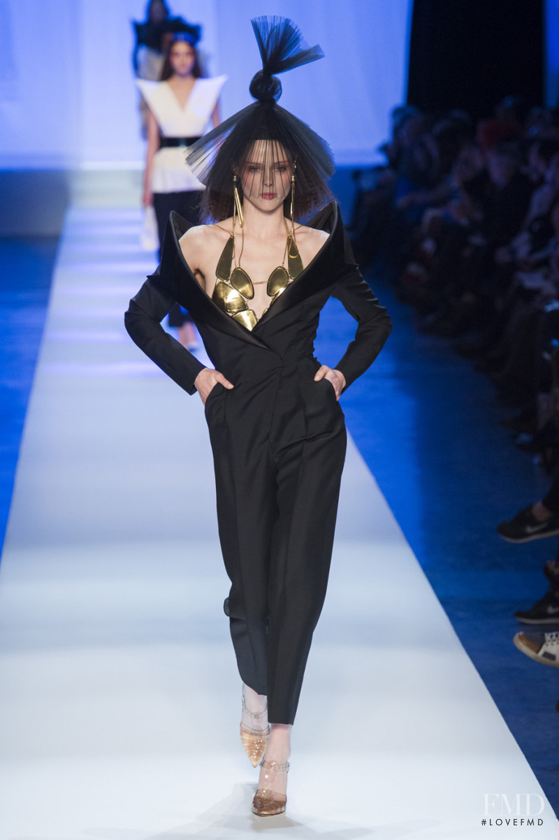 Coco Rocha featured in  the Jean Paul Gaultier Haute Couture fashion show for Spring/Summer 2019