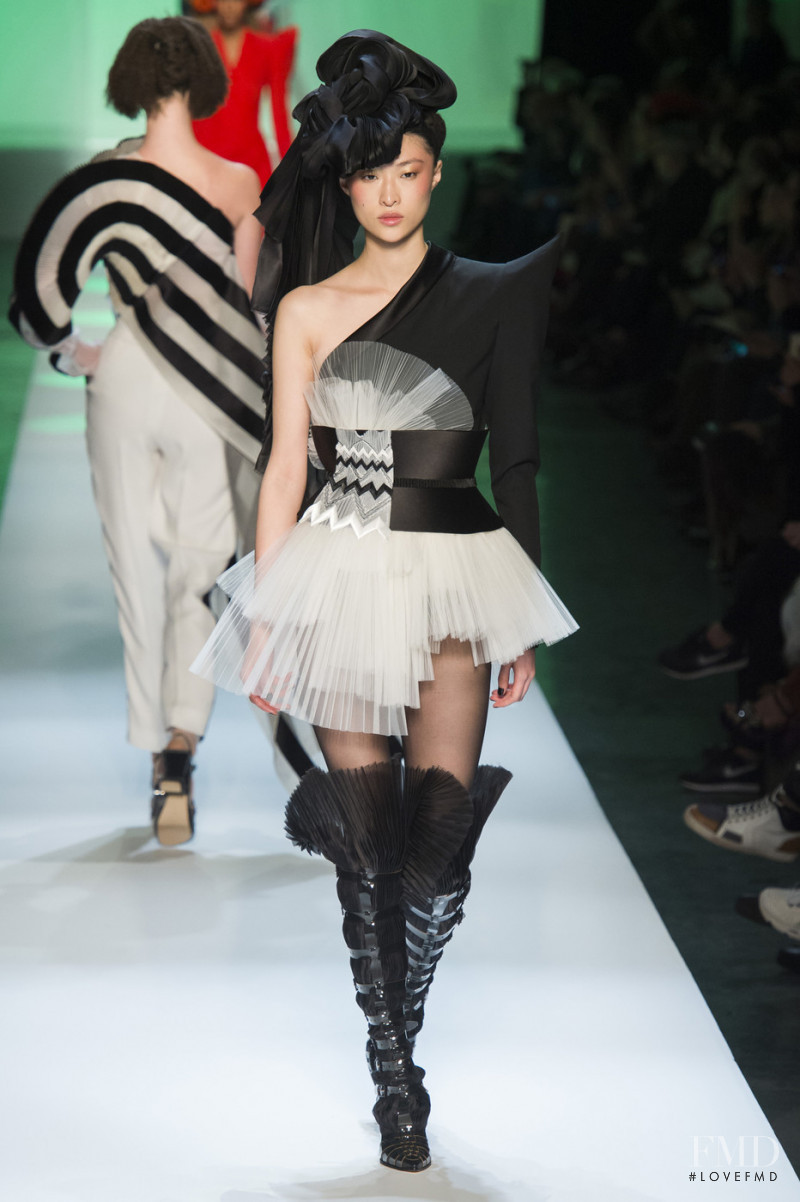 Chu Wong featured in  the Jean Paul Gaultier Haute Couture fashion show for Spring/Summer 2019