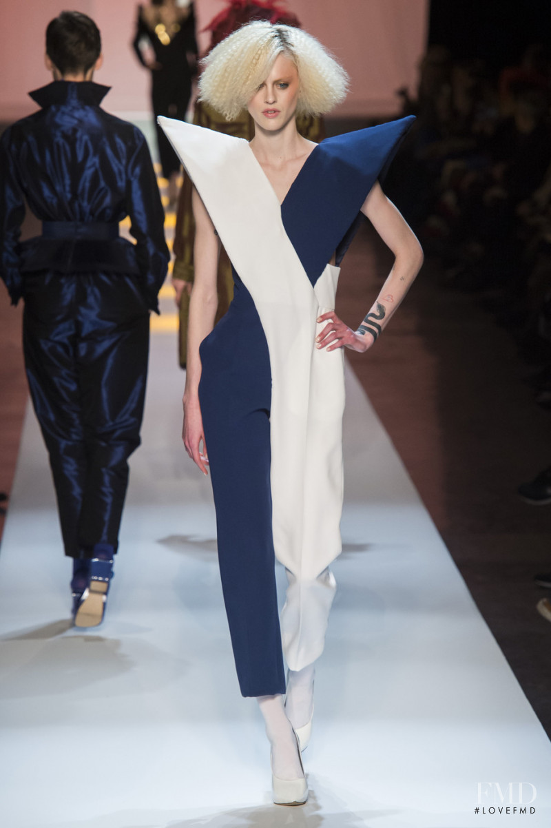 Sarah Brannon featured in  the Jean Paul Gaultier Haute Couture fashion show for Spring/Summer 2019