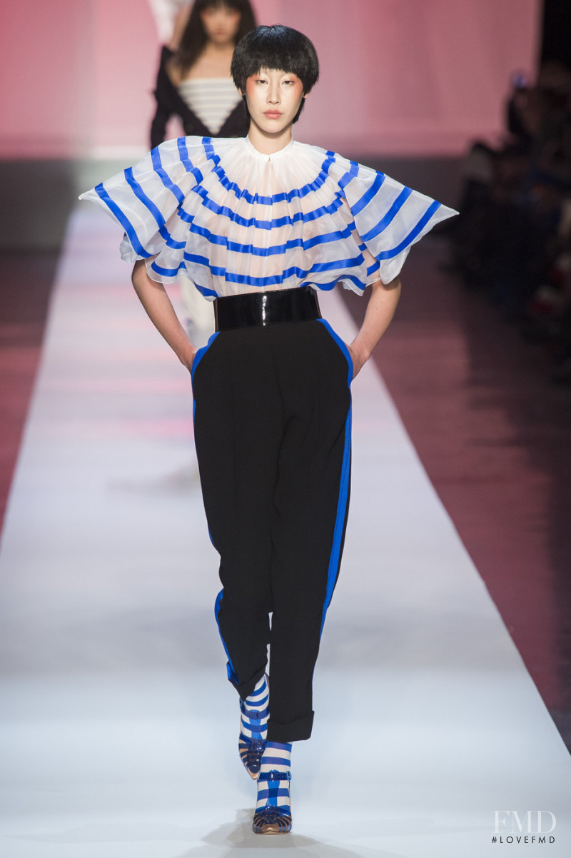 J Moon featured in  the Jean Paul Gaultier Haute Couture fashion show for Spring/Summer 2019