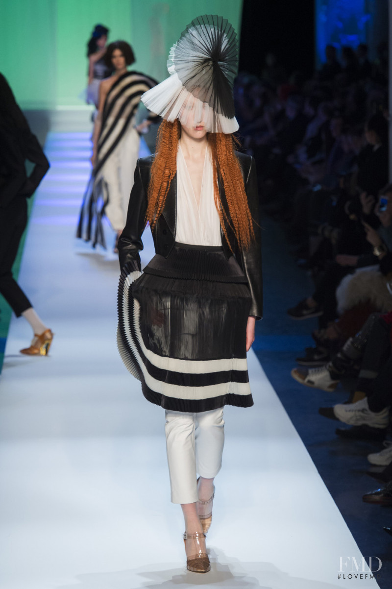 Lorna Foran featured in  the Jean Paul Gaultier Haute Couture fashion show for Spring/Summer 2019