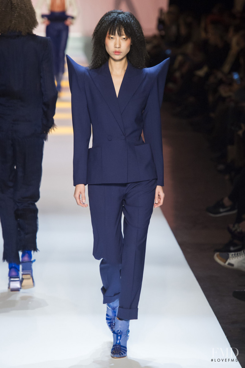 Heejung Park featured in  the Jean Paul Gaultier Haute Couture fashion show for Spring/Summer 2019