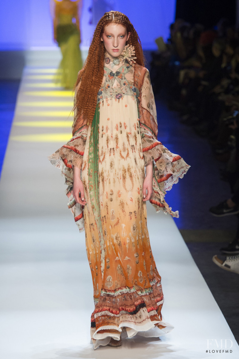 Lorna Foran featured in  the Jean Paul Gaultier Haute Couture fashion show for Spring/Summer 2019
