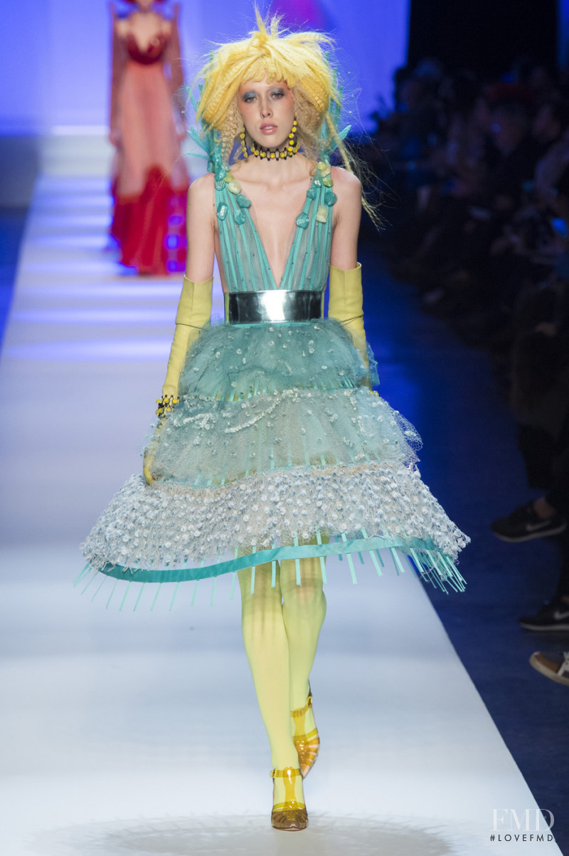 Tyg Davison featured in  the Jean Paul Gaultier Haute Couture fashion show for Spring/Summer 2019