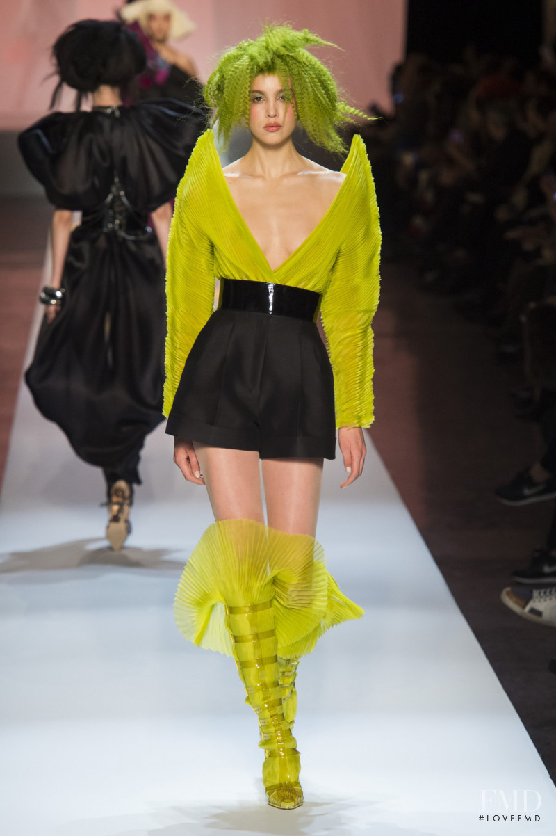 Jill Gern featured in  the Jean Paul Gaultier Haute Couture fashion show for Spring/Summer 2019