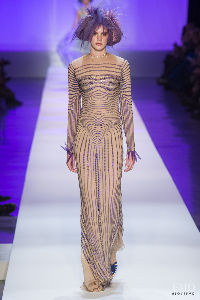 Veerle Klok featured in  the Jean Paul Gaultier Haute Couture fashion show for Spring/Summer 2019