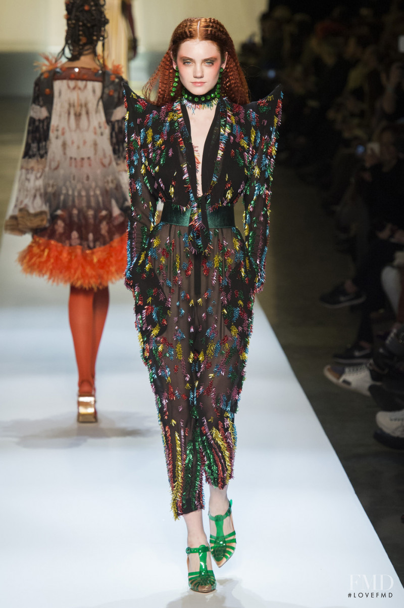 Adelina Siniak featured in  the Jean Paul Gaultier Haute Couture fashion show for Spring/Summer 2019