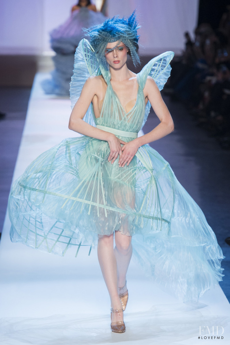 Coco Rocha featured in  the Jean Paul Gaultier Haute Couture fashion show for Spring/Summer 2019