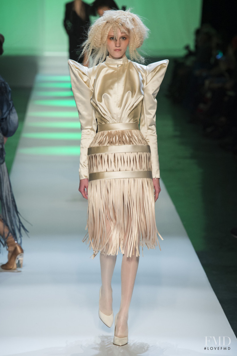 Abby Hendershot featured in  the Jean Paul Gaultier Haute Couture fashion show for Spring/Summer 2019