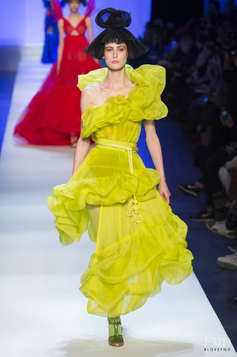 Maud Le Fort featured in  the Jean Paul Gaultier Haute Couture fashion show for Spring/Summer 2019
