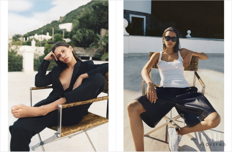 Kaya Wilkins featured in  the Bottega Veneta S/S 2019 advertisement for Spring/Summer 2019