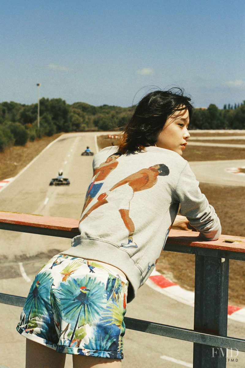 Mae Lapres featured in  the G. Kero lookbook for Spring/Summer 2015