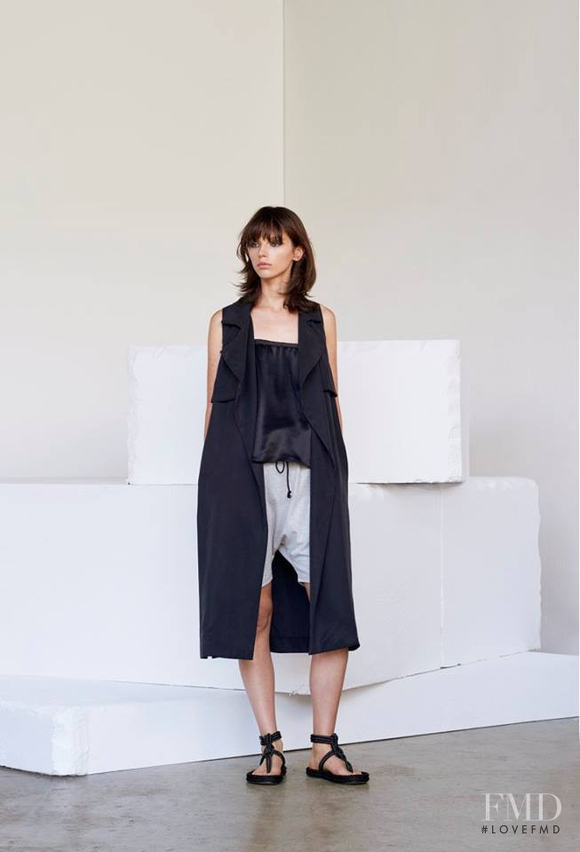 Katie Braatvedt featured in  the Viktoria & Woods Inlet lookbook for Resort 2016