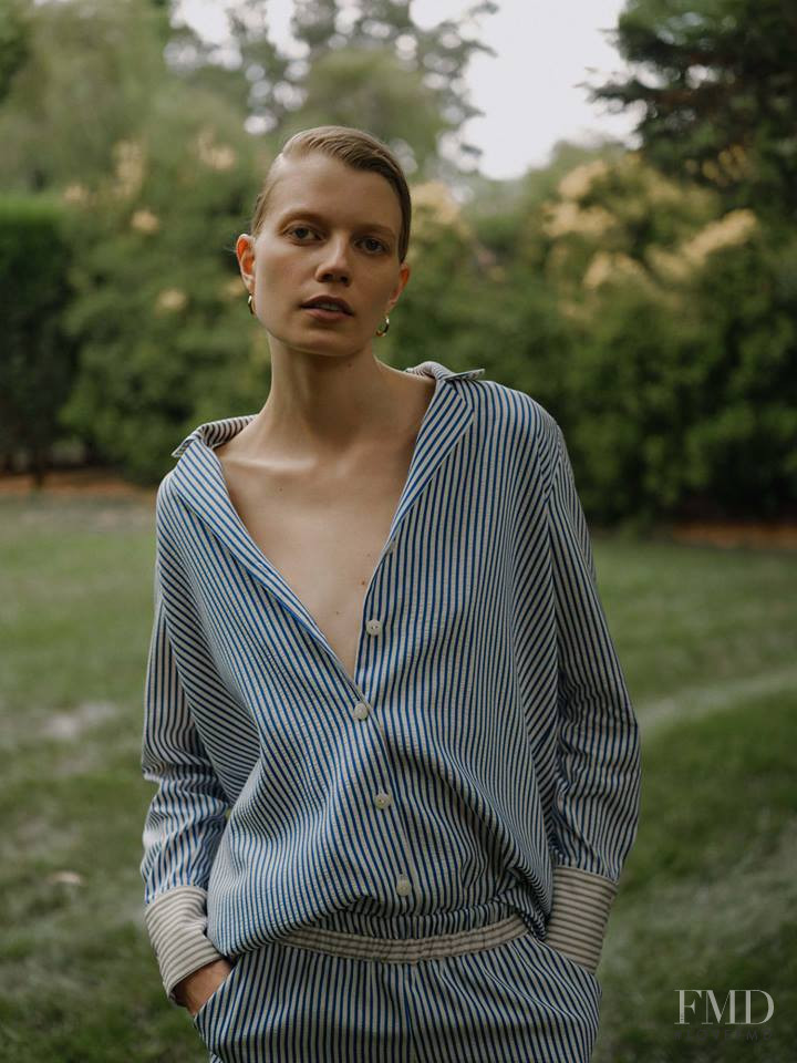 Saara Sihvonen featured in  the Viktoria & Woods Verse lookbook for Fall 2018