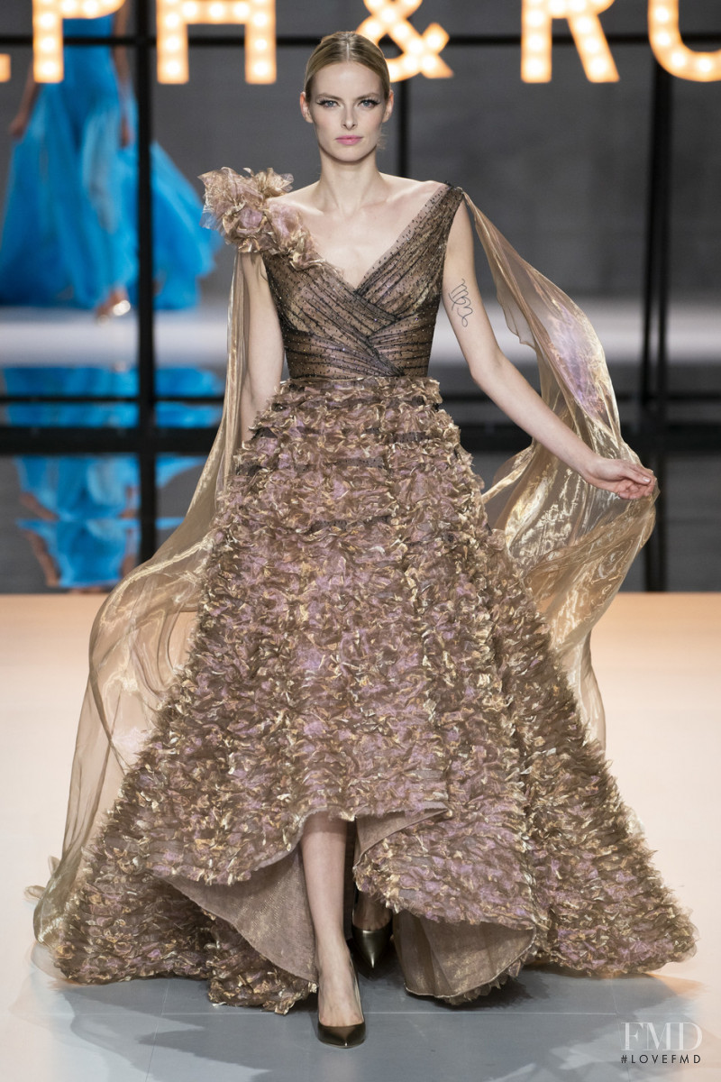 Elza Luijendijk Matiz featured in  the Ralph & Russo fashion show for Spring/Summer 2019
