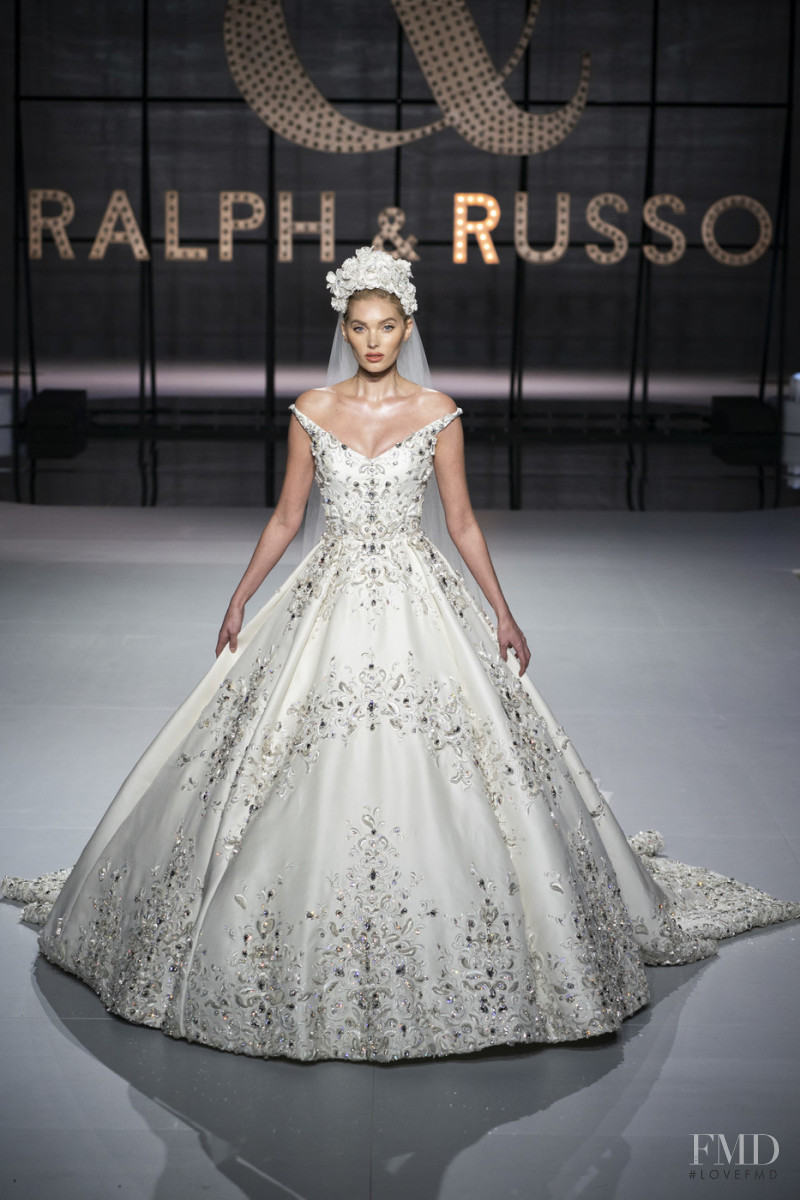 Elsa Hosk featured in  the Ralph & Russo fashion show for Spring/Summer 2019