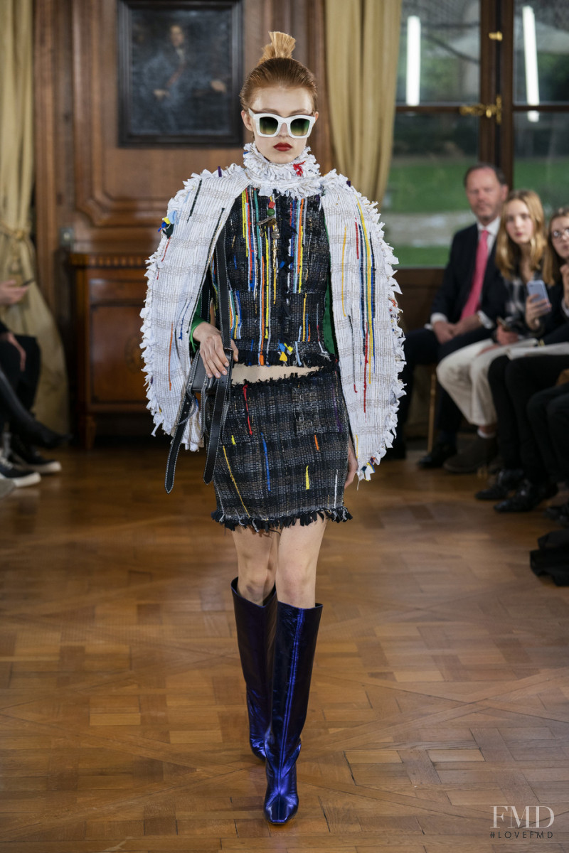 Yeva Podurian featured in  the Ronald van der Kemp fashion show for Spring/Summer 2019