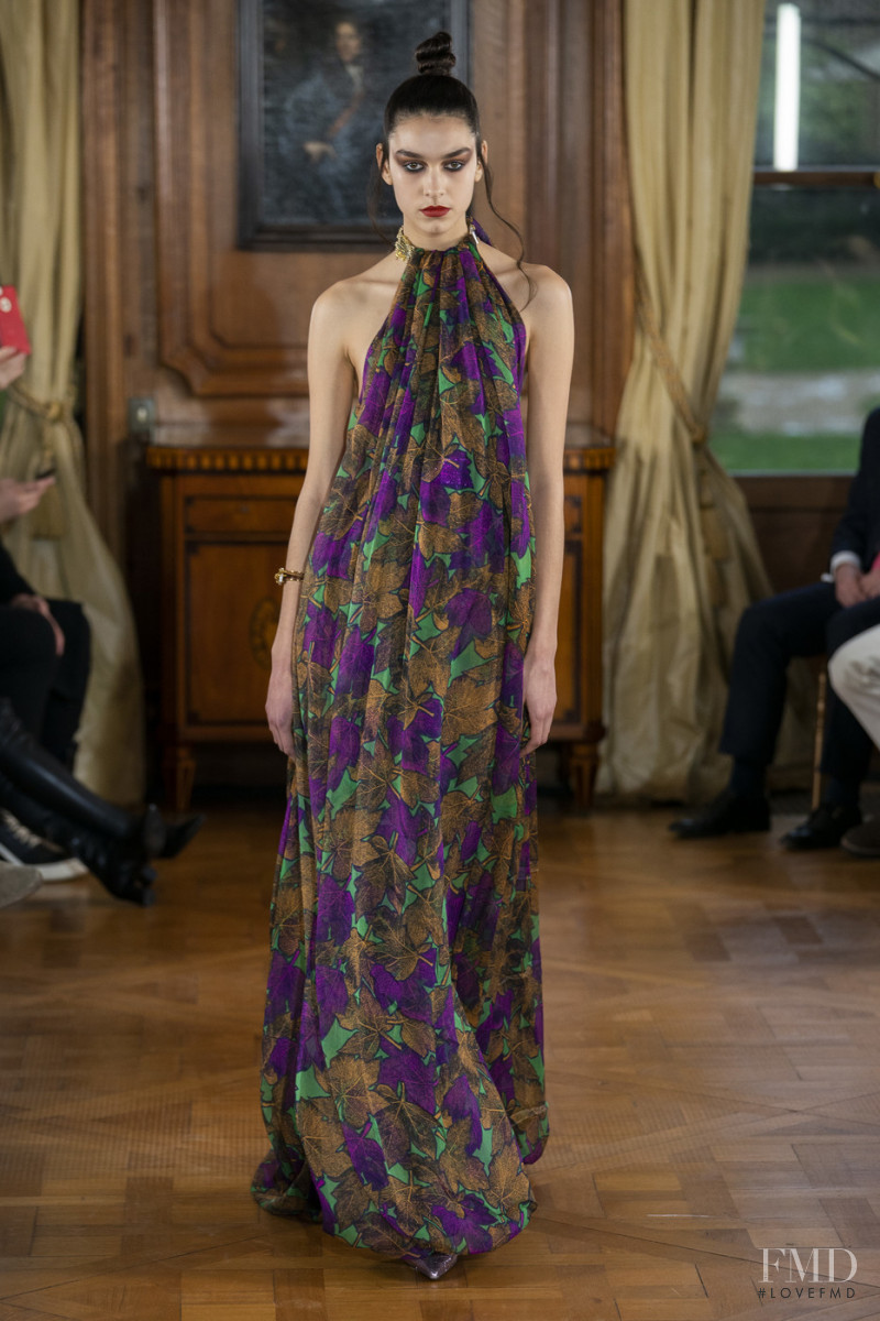 Eugenia Dubinova featured in  the Ronald van der Kemp fashion show for Spring/Summer 2019