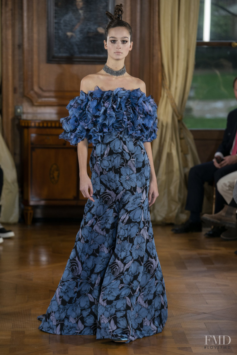 Chiara Corridori featured in  the Ronald van der Kemp fashion show for Spring/Summer 2019