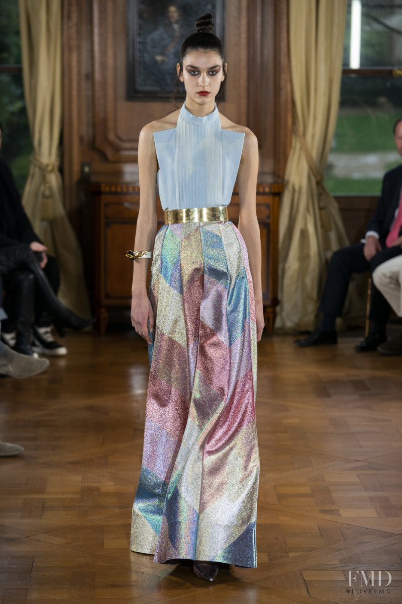 Eugenia Dubinova featured in  the Ronald van der Kemp fashion show for Spring/Summer 2019