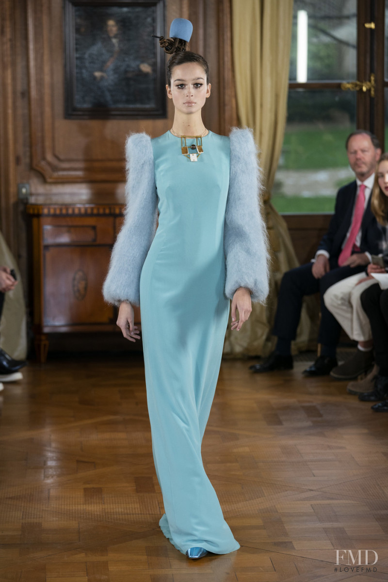 Chiara Corridori featured in  the Ronald van der Kemp fashion show for Spring/Summer 2019