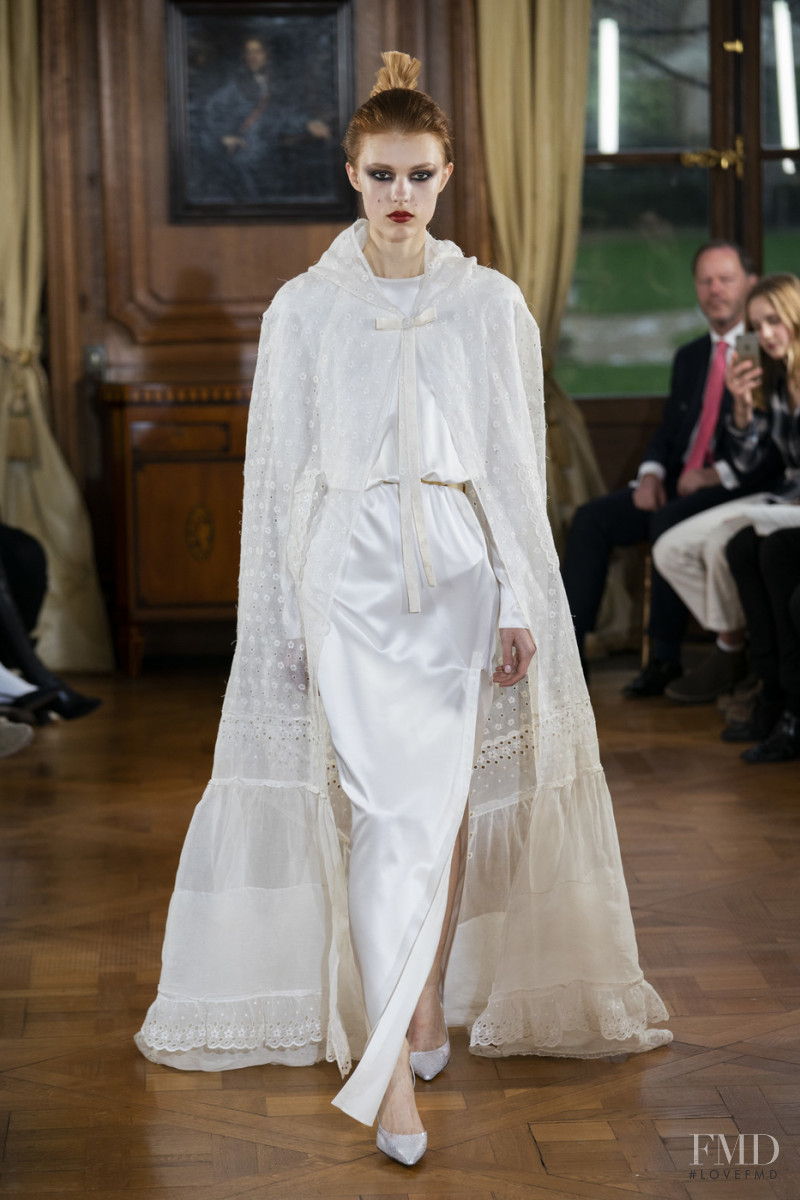 Yeva Podurian featured in  the Ronald van der Kemp fashion show for Spring/Summer 2019
