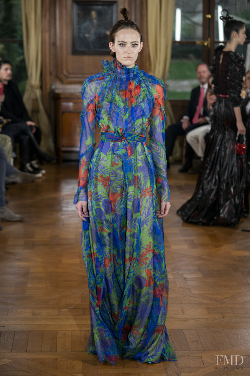 Ania Chiz featured in  the Ronald van der Kemp fashion show for Spring/Summer 2019