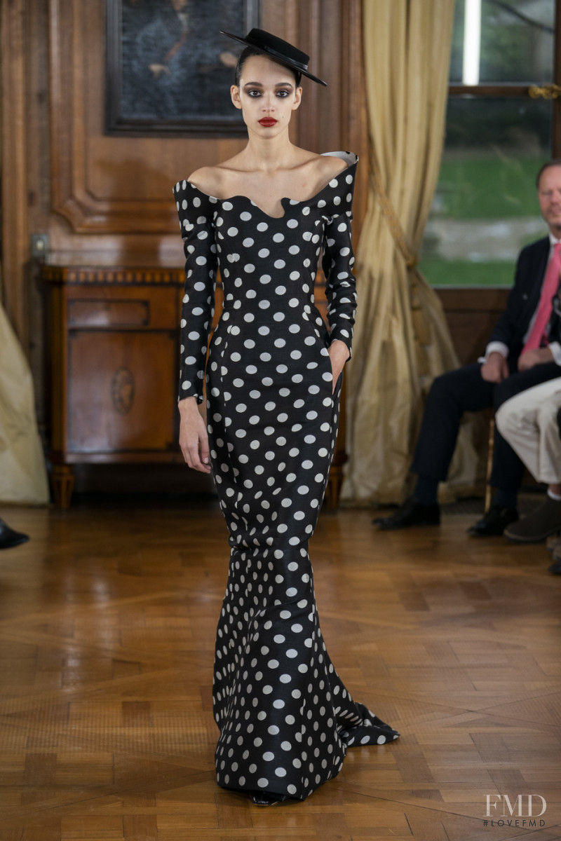 Nandy Nicodeme featured in  the Ronald van der Kemp fashion show for Spring/Summer 2019