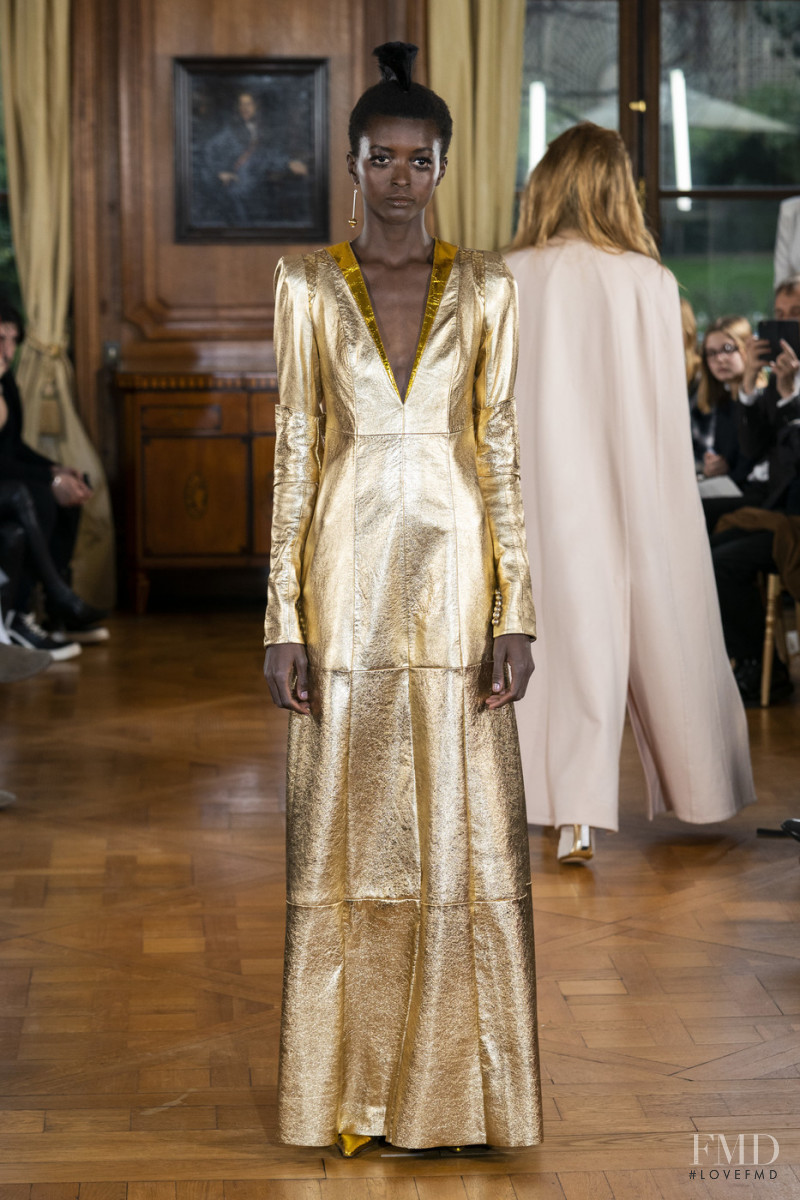 Amira Pinheiro featured in  the Ronald van der Kemp fashion show for Spring/Summer 2019