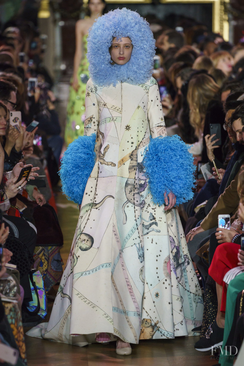 Anna Francesca featured in  the Schiaparelli fashion show for Spring/Summer 2019