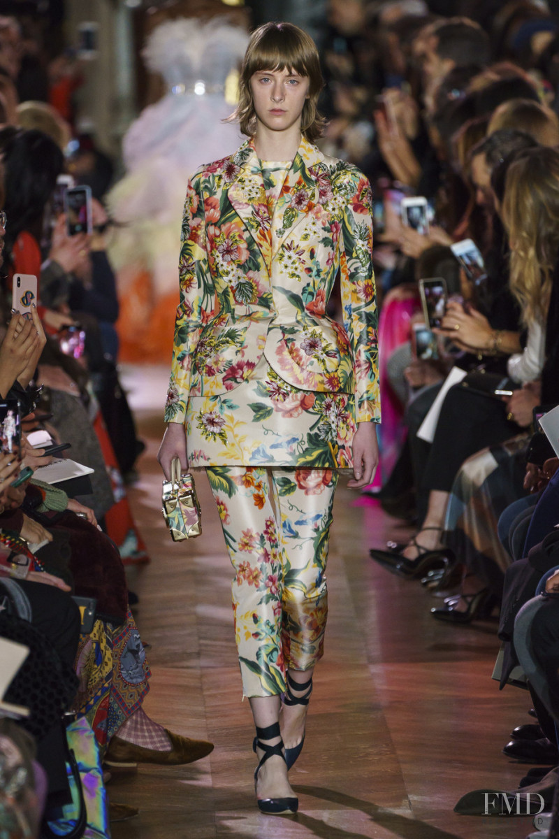 Diane Guais featured in  the Schiaparelli fashion show for Spring/Summer 2019