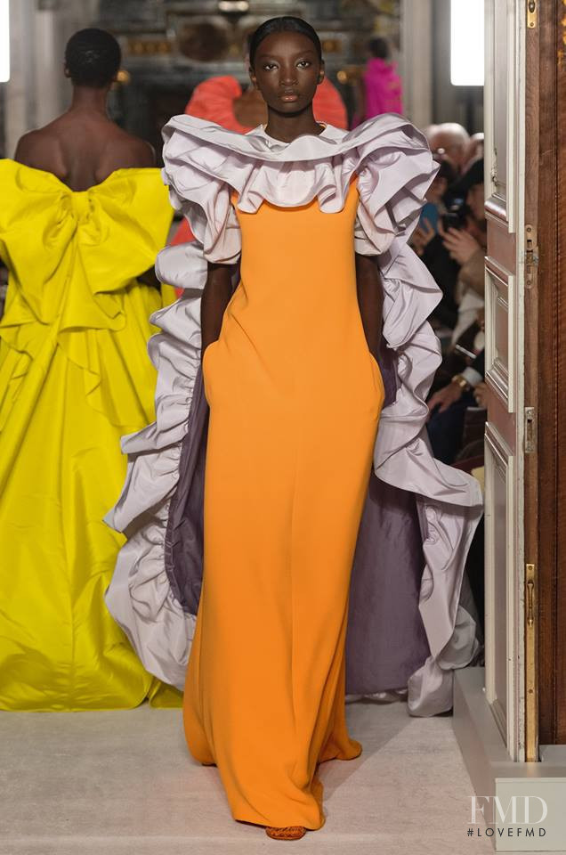 Assa Baradji featured in  the Valentino Couture fashion show for Spring/Summer 2019