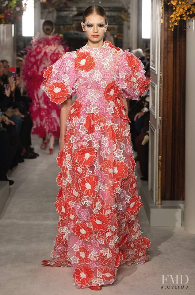 Deirdre Firinne featured in  the Valentino Couture fashion show for Spring/Summer 2019