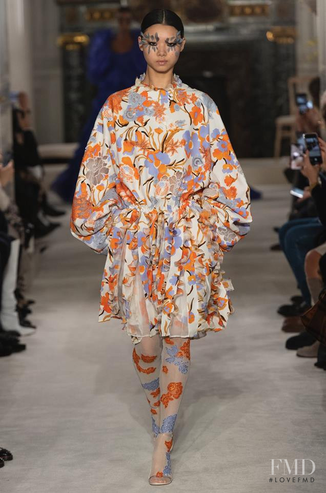 Yoon Young Bae featured in  the Valentino Couture fashion show for Spring/Summer 2019